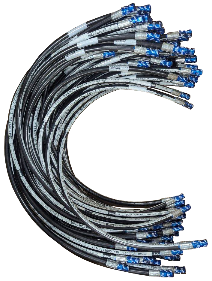 Hose Pile Transparent