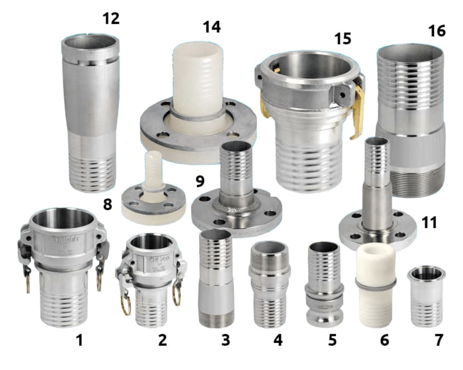 Rubber Hose Fittings